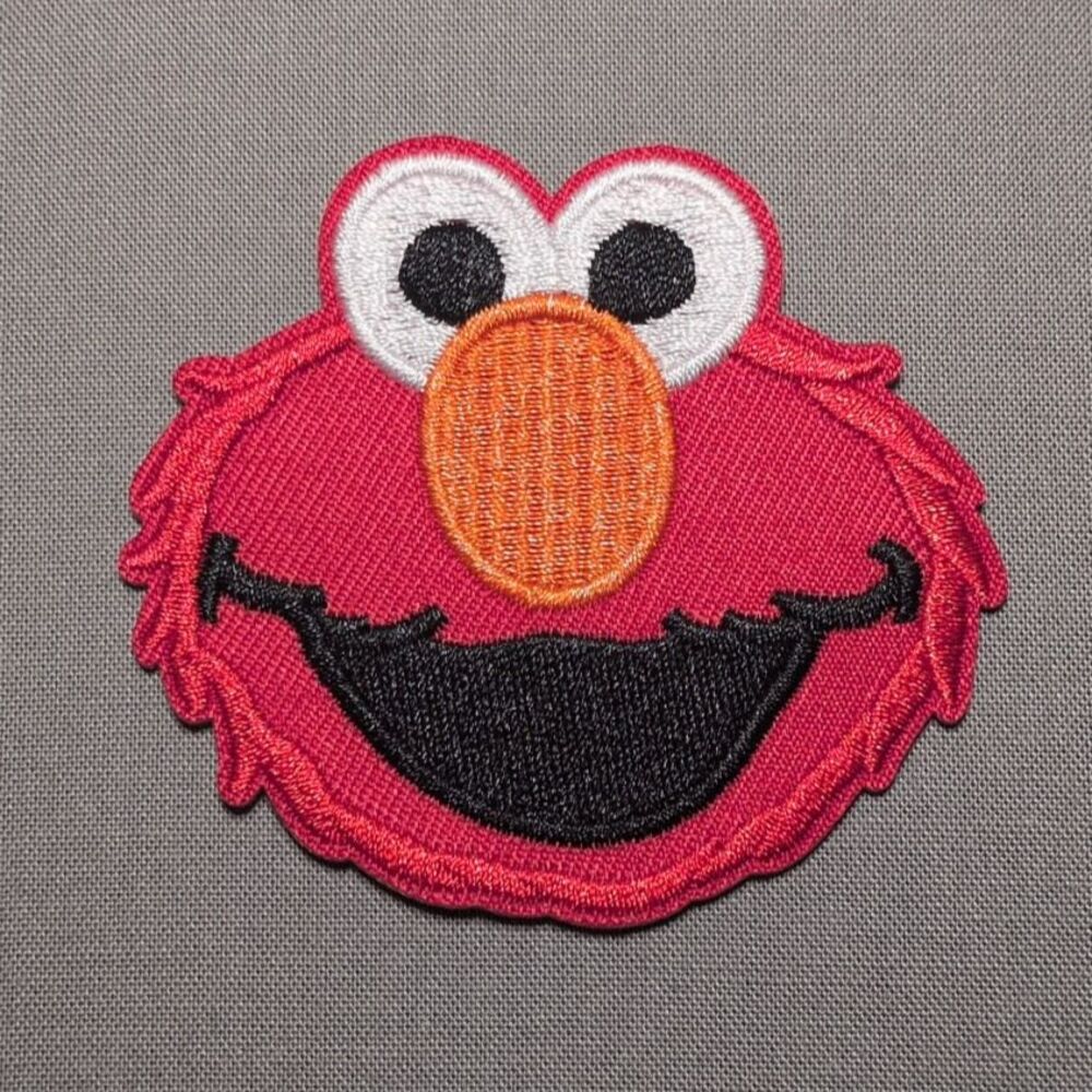Elmo Sesame Street Embroidered Iron On Patch